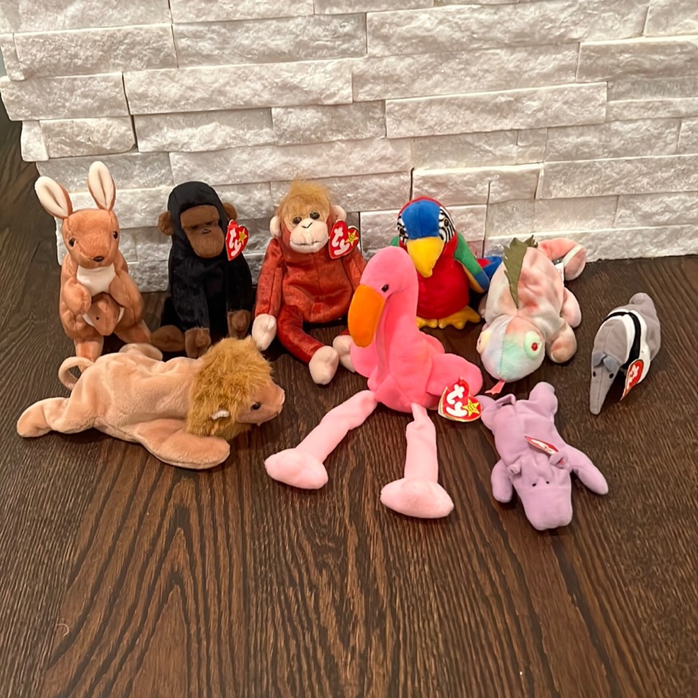 Jungle Animal Beanie Baby Collection
